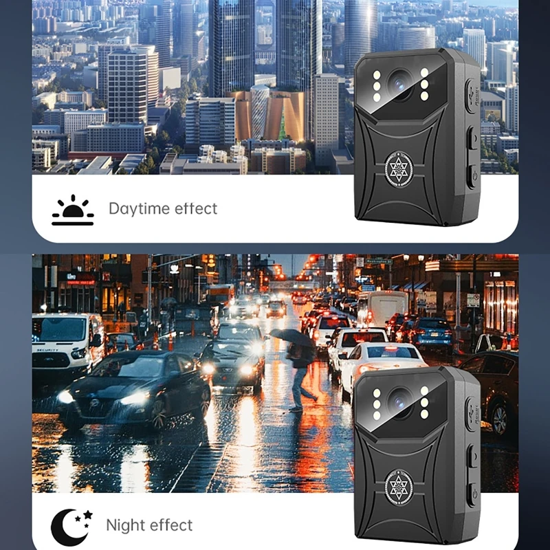 4K高解像度カメラWIFI接続赤外線ナイトビジョンセキュリティウェアラブル録画機ポータブル警察用