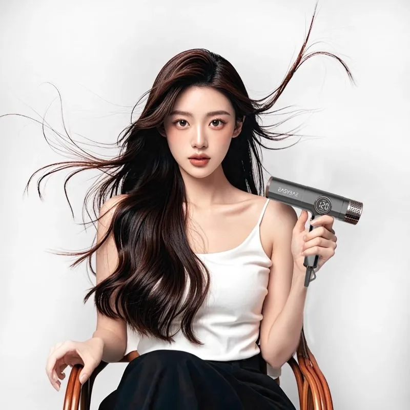 High-Speed Professional Hair Dryer Powerful Salon Blow Dryer Stylist Use Hot Wind Fast-Drying Hair Blower Machine