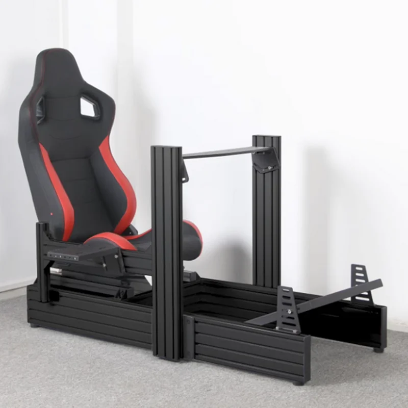 Silver Black 40160 Aluminum Profile VR Gaming Driving Simulator Bracket Frame Motion Simulator Sim Rig  Sim Racing Cockpit