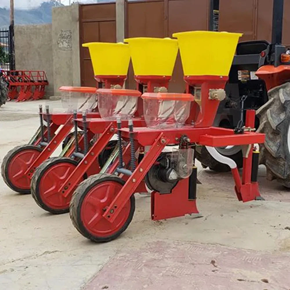 

Wholesale Price Agricultural Maize Seeder Drill 4 Rows Maize Planter Machine Tractor For Sale