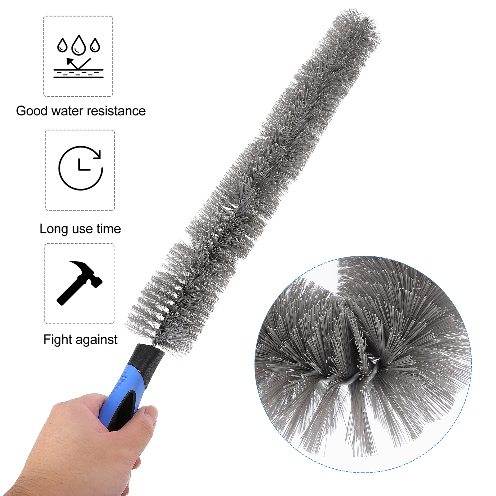 

Flexible Cleaning Brush for Household Refrigerator and Air Conditioner Coils and Vents