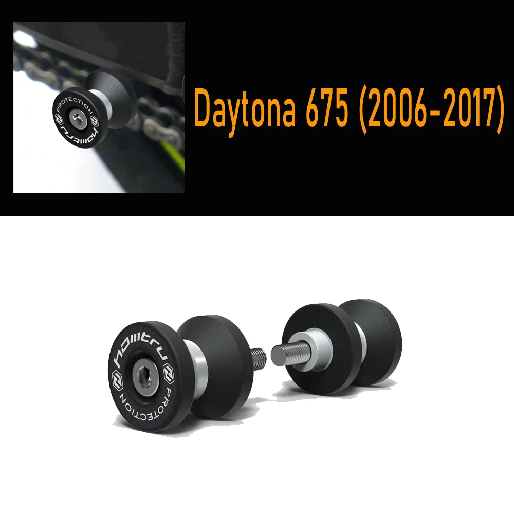 

Motorcycle Swingarm Spools Stand Screws for Triumph Daytona 675 2013-2017