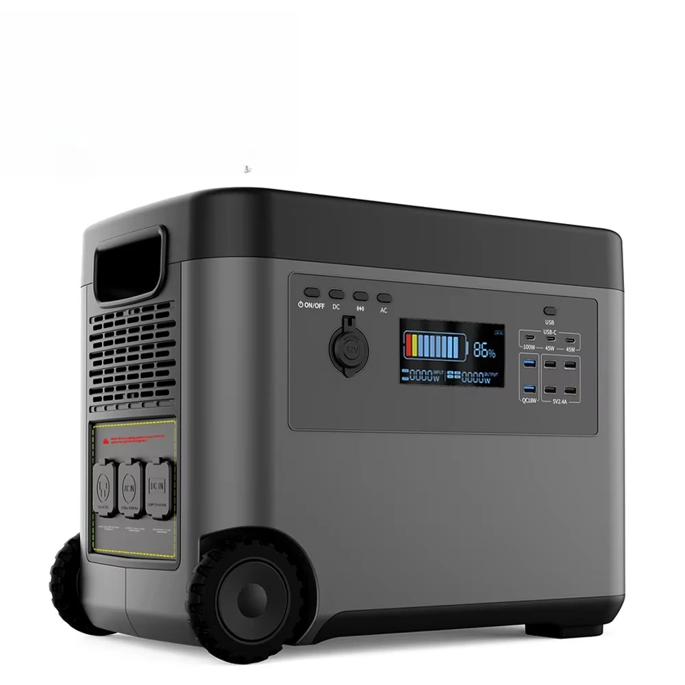 2500W Pro Price 110v 220v Solar Portable Power Stations Portable Power Station Solar Generator 5000w