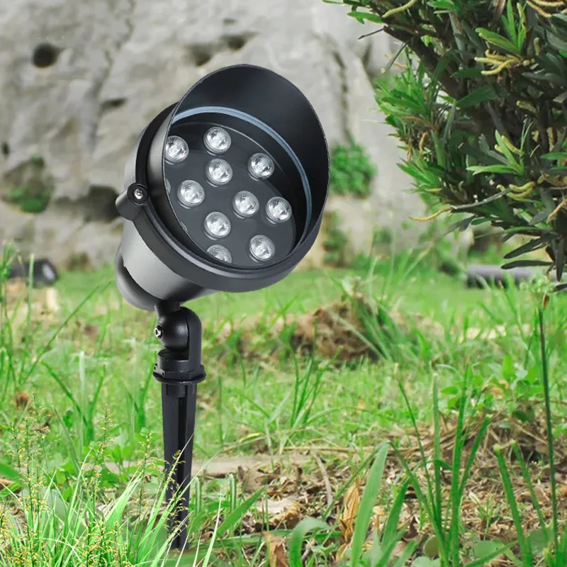 

Outdoor Waterproof LED Spotlights Floor & Garden Lights IP67 Aluminum Body with AC/DC Power Supply for Community Tree Lighting