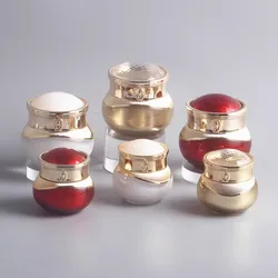 10/30pcs 10/15/20g High-grade Acrylic Empty Eye Cream /Face Cream Jar Skin Care Trial Sample Packaging Cosmetic Container