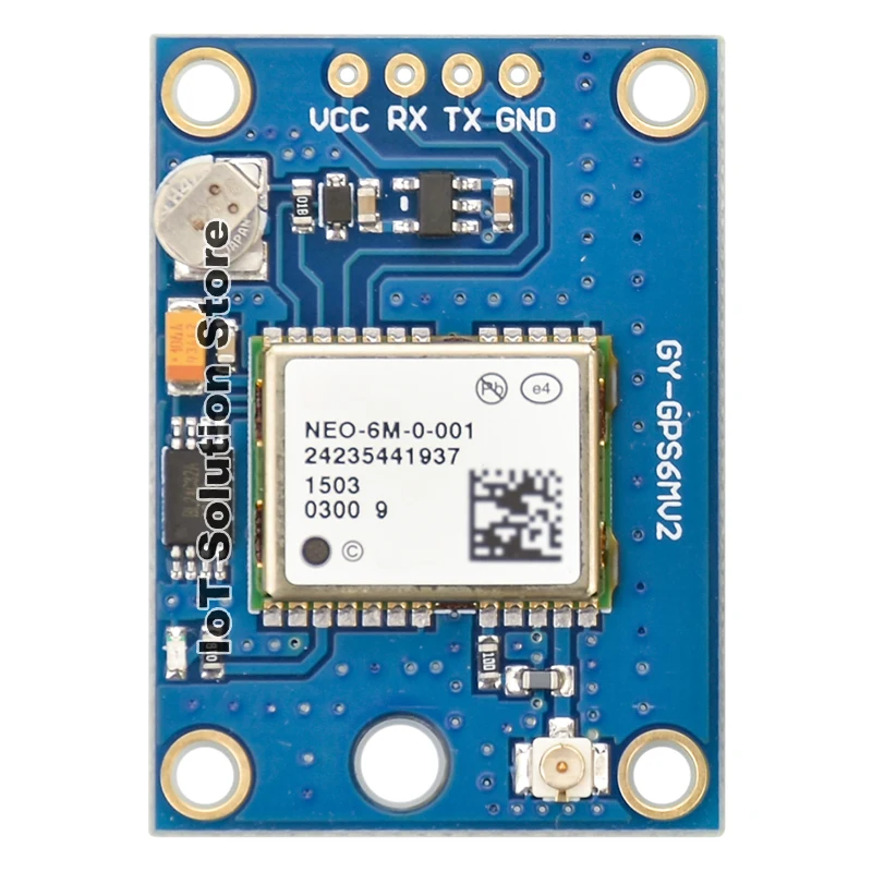 

GY-GPS6MV2 NEO-6M GNSS BDS Glonass GPS Module with Active Ceramic Antenna GYGPS6MV2 NEO 6M NEO6M NEO-6M-0 NEO-6M-0-001