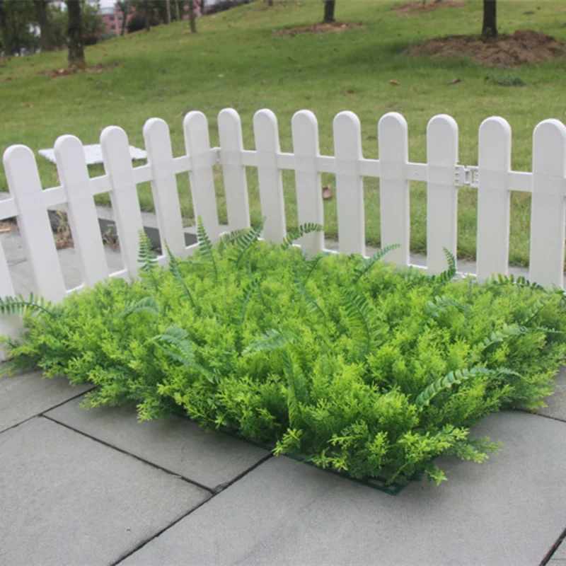 Plastic Simulation Lawn Persian Mixed Grass Garden Decoration Plant Background Wall Turf Mall