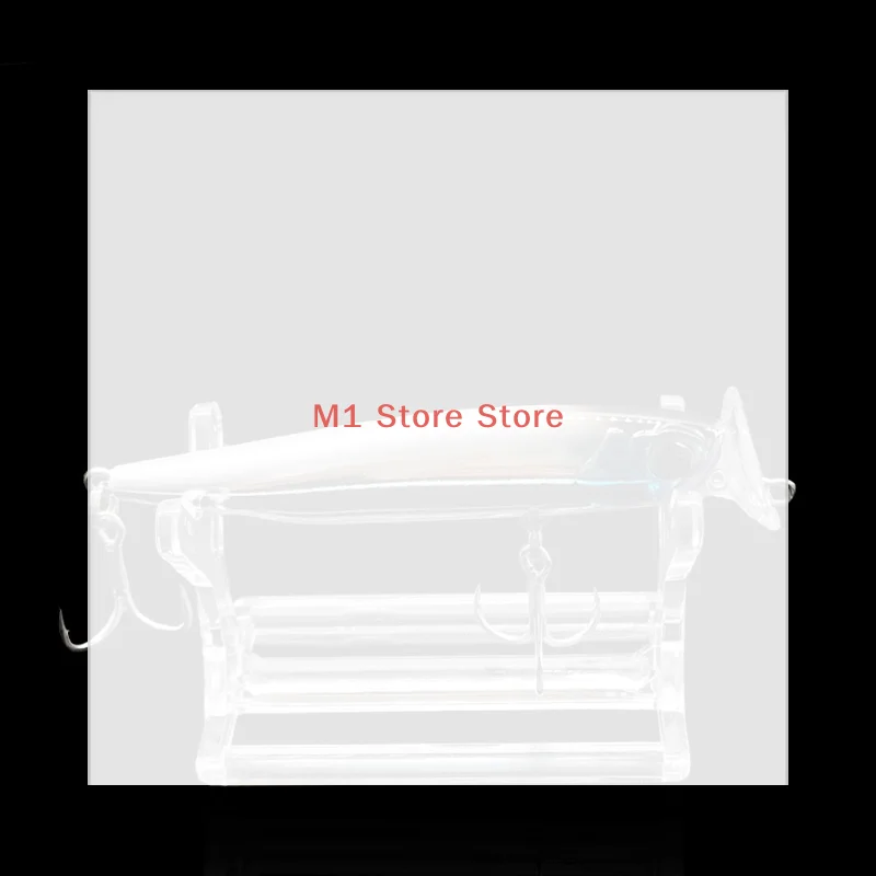 1Pc Fishing Lure Display Stands Plastic Decorative Baits Showing Stand Shelf Support Rack For Fishing Store Durable Lure Holder
