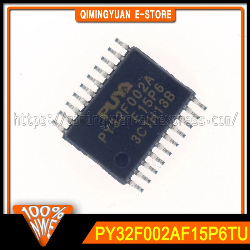 1~100PCS/LOT Original PY32F002AF15P6TU PY32F002A F15P TSSOP-20 ARM Cortex-M0 32-bit Microcontroller-MCU