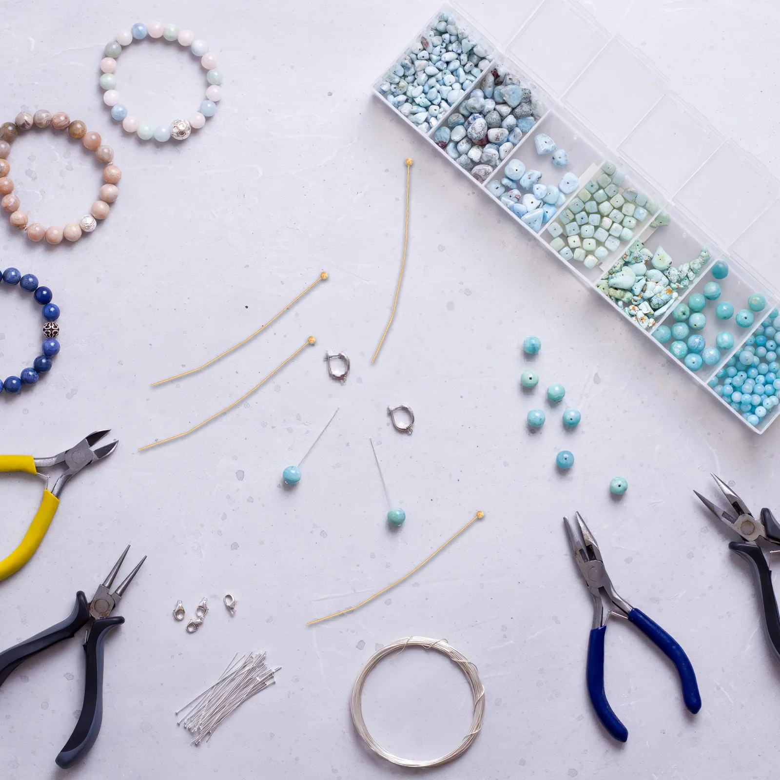 200 Peças de Alfinetes de Joalheria com Cabeça Esférica de 50mm em Aço Inoxidável, Alfinetes Longos Flexíveis para DIY, Brincos, Pulseiras, Colares, Artesanato e Miçangas