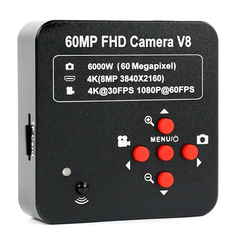 Newest 60MP 4K 1080P HDMI USB Monocular Microscope Digital Camera Suit Pcb For Repair Phone Soldering