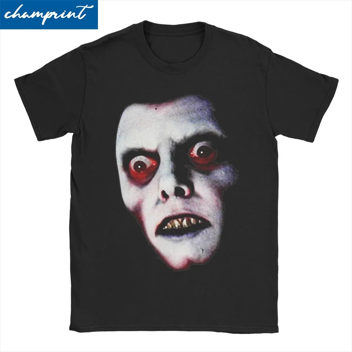 Men Women T-Shirts The Exorcist Captain Howdy Pazuzu Occult Horror Cotton Tees Short Sleeve T Shirts Round Collar Tops Plus Size