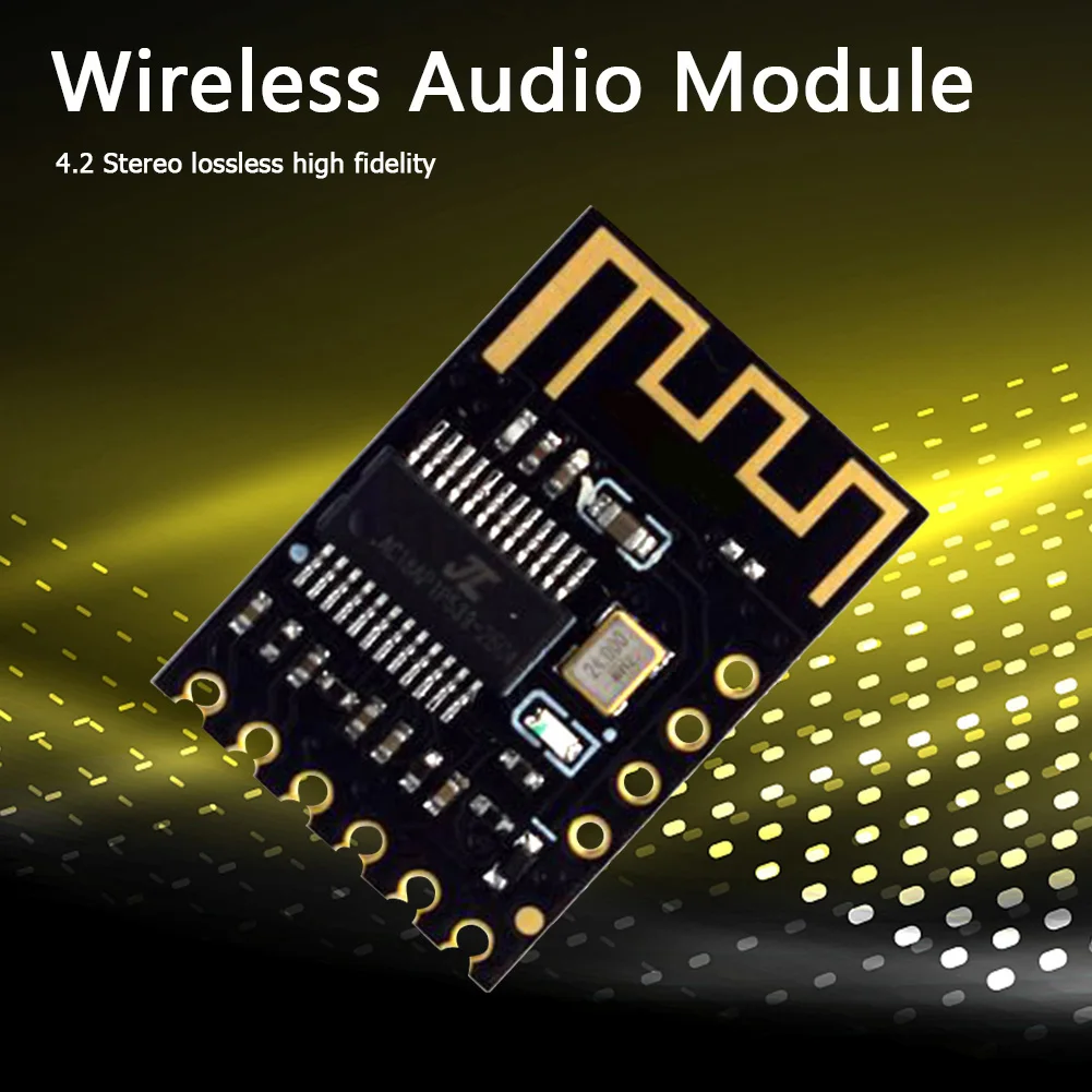 Bluetooth-compatible Audio Receiver Board Bluetooth-compatible HiFi Stereo MP3 Decoder Module 23x16x3mm