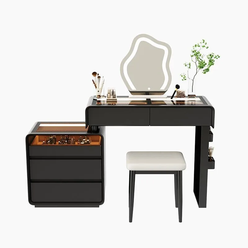 

Bedroom solid wood dresser bedside chest integrated