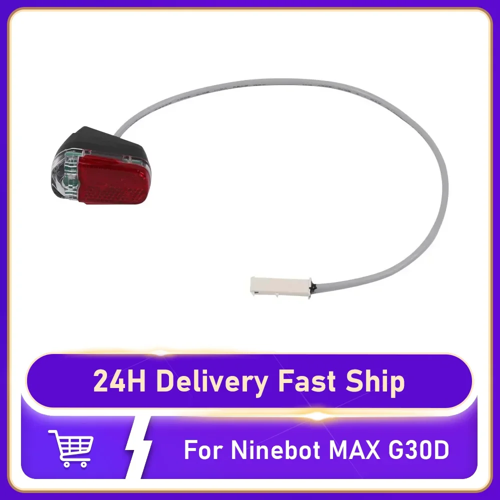 Safety Warning Brake Light Electric Scooter Accessories Waterproof Rear Taillight for Ninebot G30D Night Riding Lamp Parts