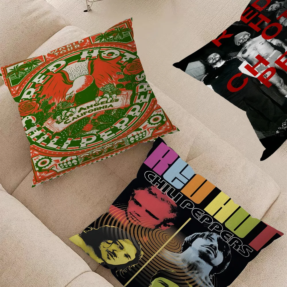 Rock Band Red Hot Chili Peppers Cushion Cover 30x50 Polyester Sofa Cushions Decorative Throw Pillows Home Decoration Pillowcover