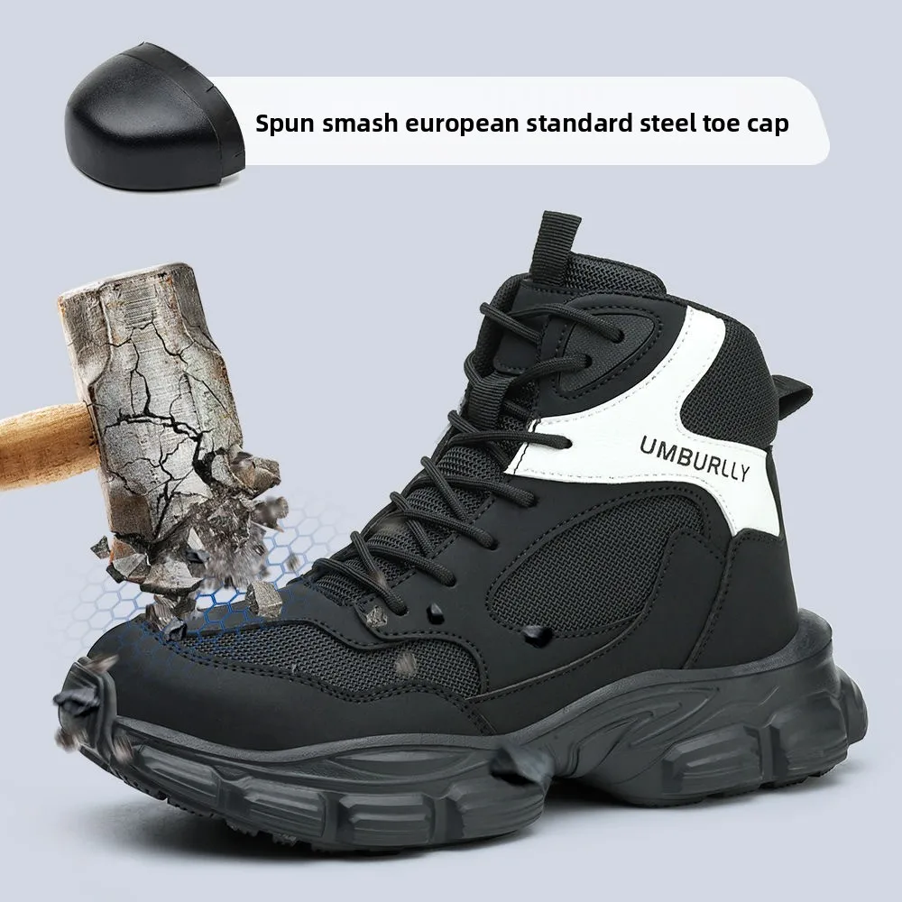 Sapatos de segurança femininos sapatos de segurança isolados à prova dwaterproof água resistente à punctura antiderrapante sapatos de trabalho de proteção anti esmagamento