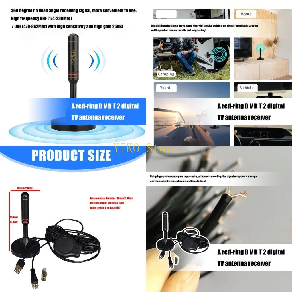 K32C OmniDirectional Antennas 35Mile Coverage High Sensitivity 174 862MHz Frequency Support