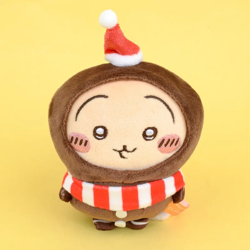 Cute Chiikawa Plush Doll Christmas Gingerbread Man Usagi Hachiware Cartoon Plush Toy Kawaii Pendant Bag Charm Girl Gift