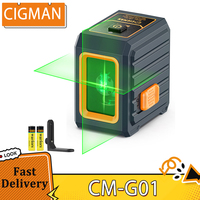 CIGMAN CM-G01 2 Lines Laser Level, Self-Leveling, 360° Magnetic Bracket