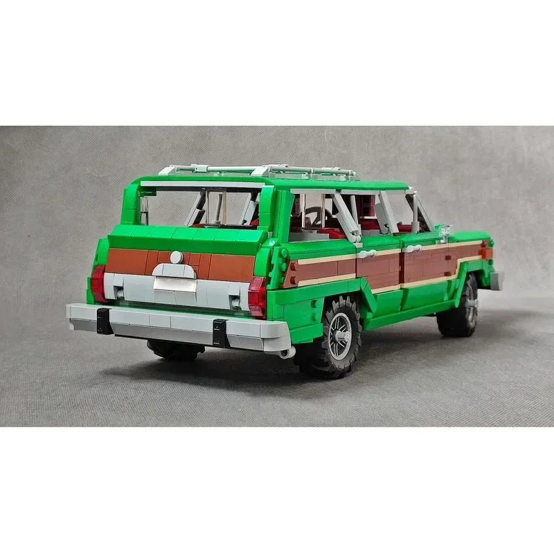 MOC-142500, новая модель строительного блока грузовика 1828, детали MOC, креативные развивающие детские рождественские строительные блоки для мальчиков, игрушка в подарок