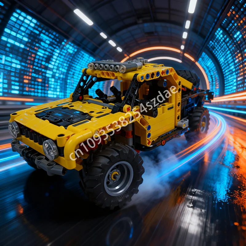 665 قطعة MOC شاحنة الكأس النموذج الفني اللبنات العمارة لتقوم بها بنفسك الإبداعية هدية الكريسماس فكرة التعليم لعبة الطوب للأطفال #1