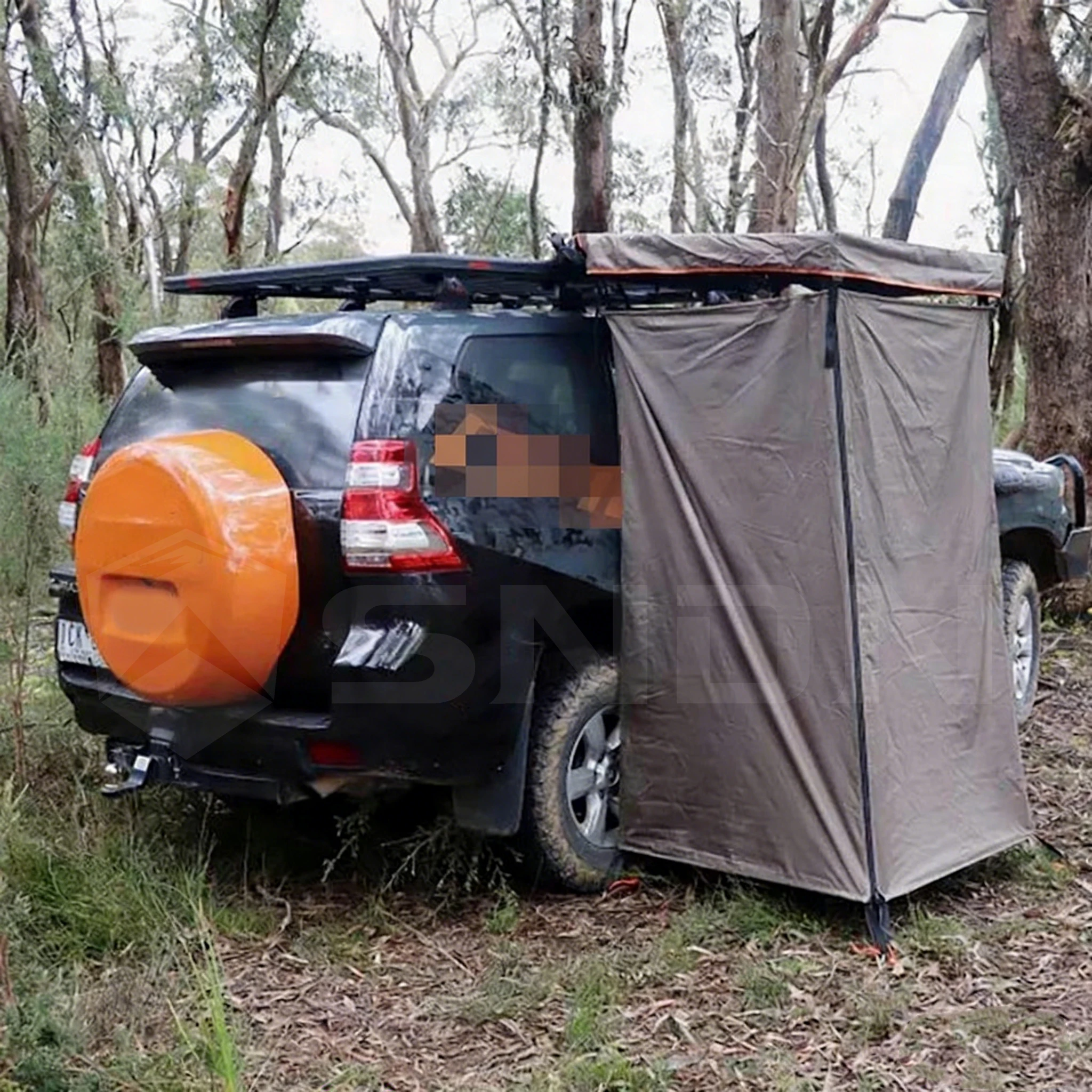 Camper Trailer Instant Ensuite Awning Shower Tent Outdoor Vehicle Hard Shell Roof Top Shower Tent