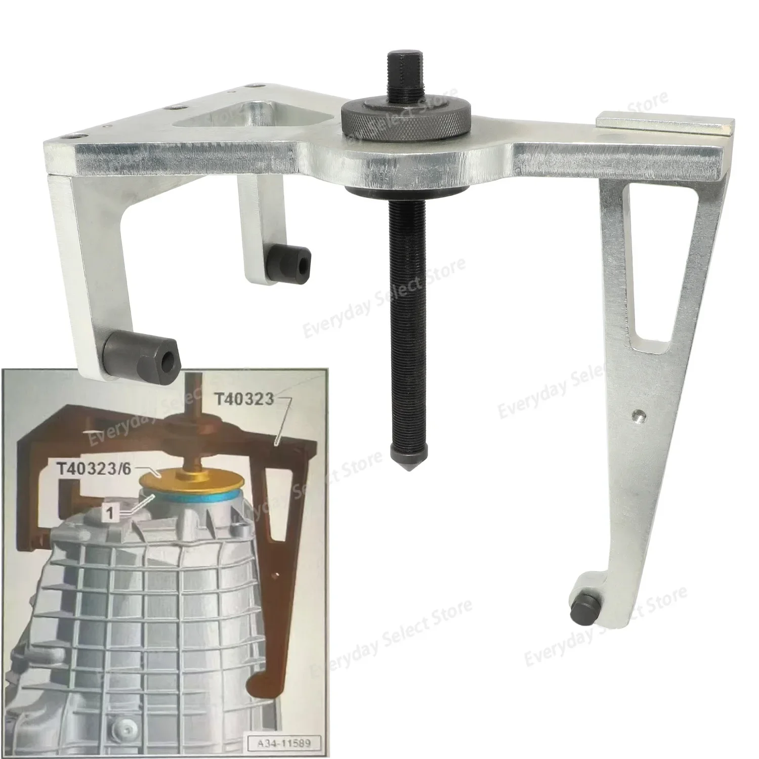 Transmission‑Housing‑Puller Kit Press Instrument for 7‑Speed 0CK DSG Dual‑Clutch Gearbox Disassembly
