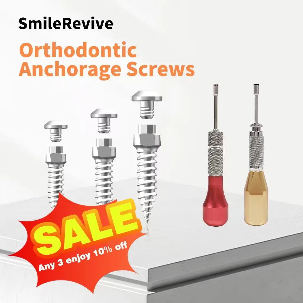

SmileRevive Dental ‌ Анкерные винты для ортодонтических имплантатов ‌ Наборы стоматологических отверток для временного анкерного устройства