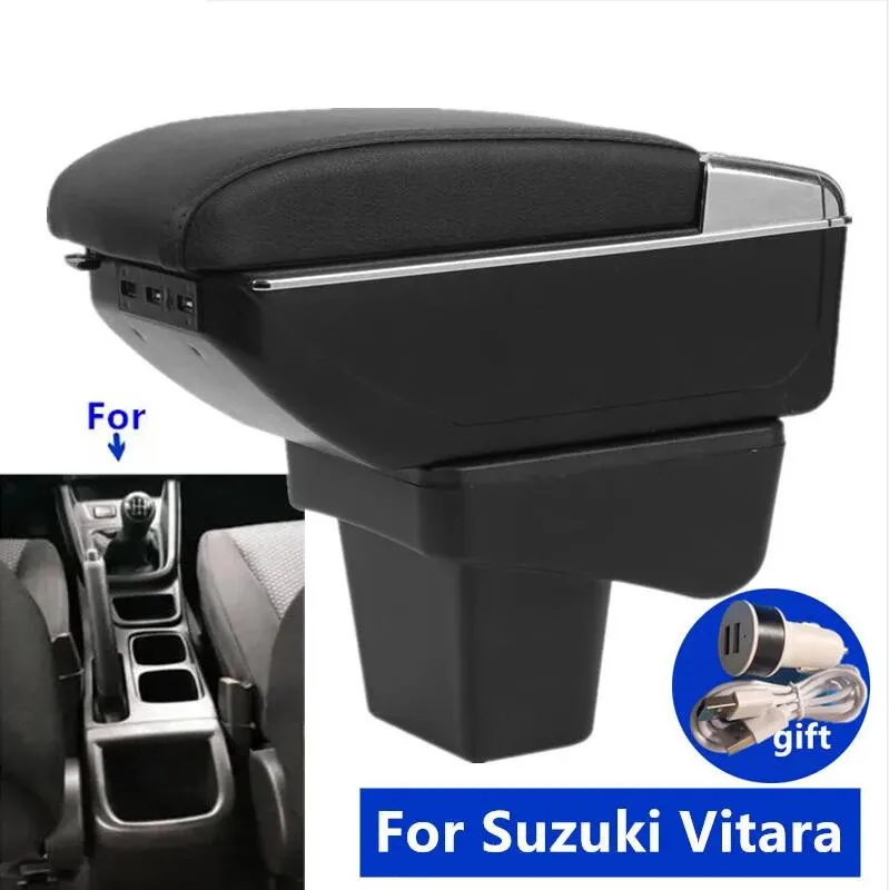 Für Suzuki Vitara Armlehnenbox, spezielle Nachrüst-Zentral-Aufbewahrungsbox für Suzuki Vitara, Autozubehör