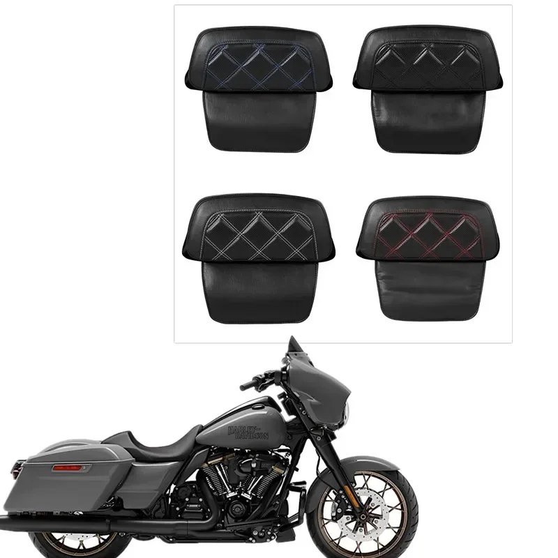 For Harley Tour Pack Pak Touring CVO Street Electra Glide Road King 2014-2022 Motorcycle Razor Chopped Trunk Backrest Pad