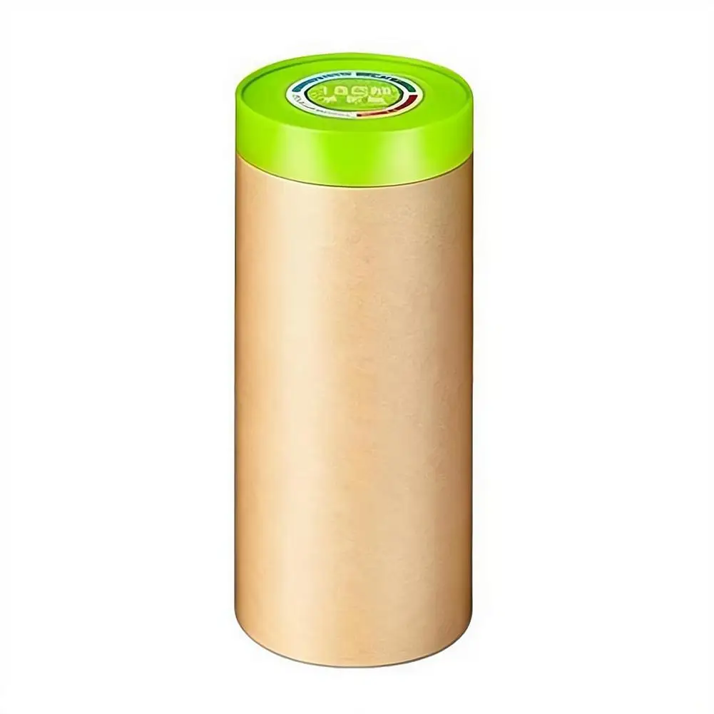 Pre Taped Masking Paper Self Adhesive Wall Treatment Covering For Painting Spray Masking Protective Paper Paint Masking Paper