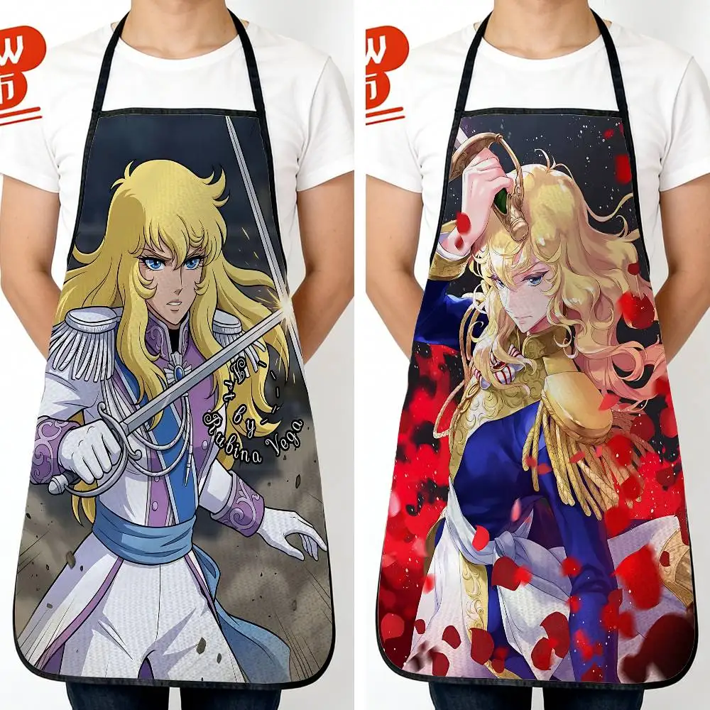 

Lady Oscar Rose of Versailles Best-Selling Unisex Long Waterproof Apron for Kitchen Cooking, Pottery, Painting, DIY Gifting