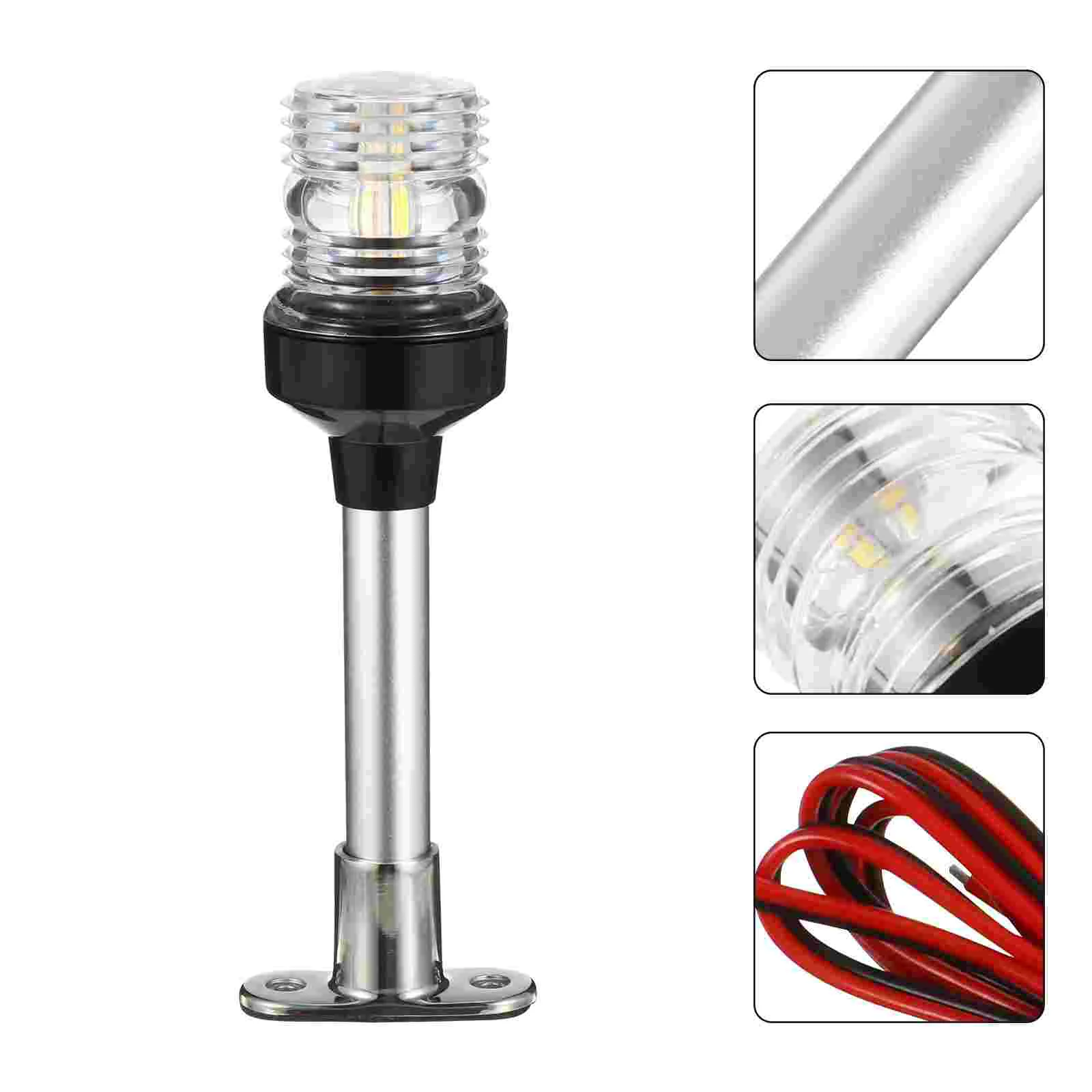 

2 Nautical Marine All-round Light 360° LED Lamp for Boat Tail Lights Navigation Yacht Taillights Anchor