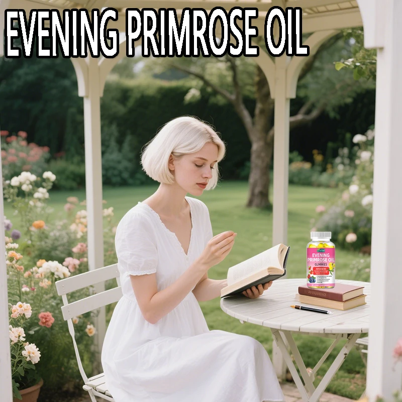 

Evening primrose oil gummies improve skin health regulate hormone levels alleviate premenstrual syndrome are a health food