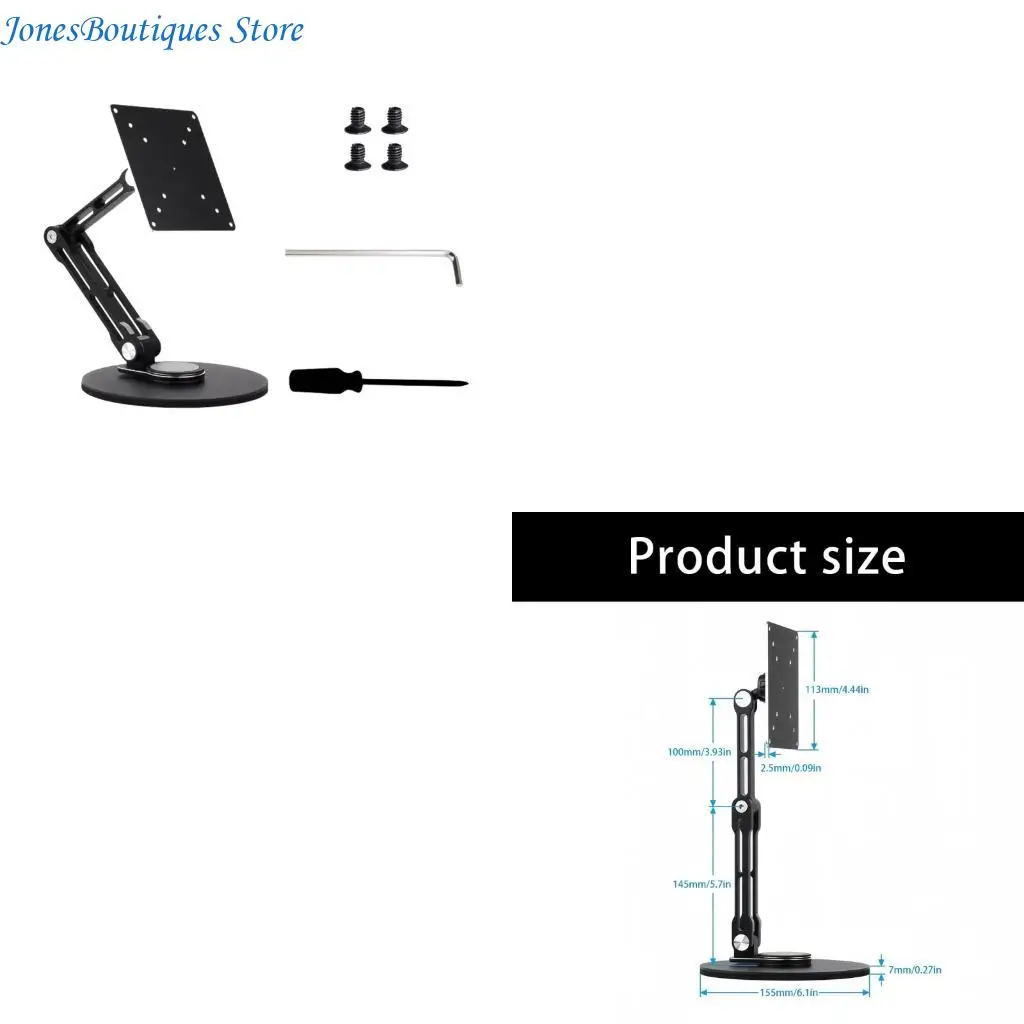 

Tablet Stand 360 Degree Rotation Office Use Suitable for Student Tablet Desktop Support Arm Holder Accessories W8KE