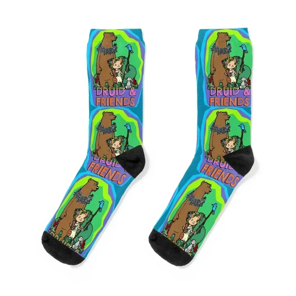 

Druid Friends Socks Thermal man winter sheer Heating sock gifts Socks Men Women's