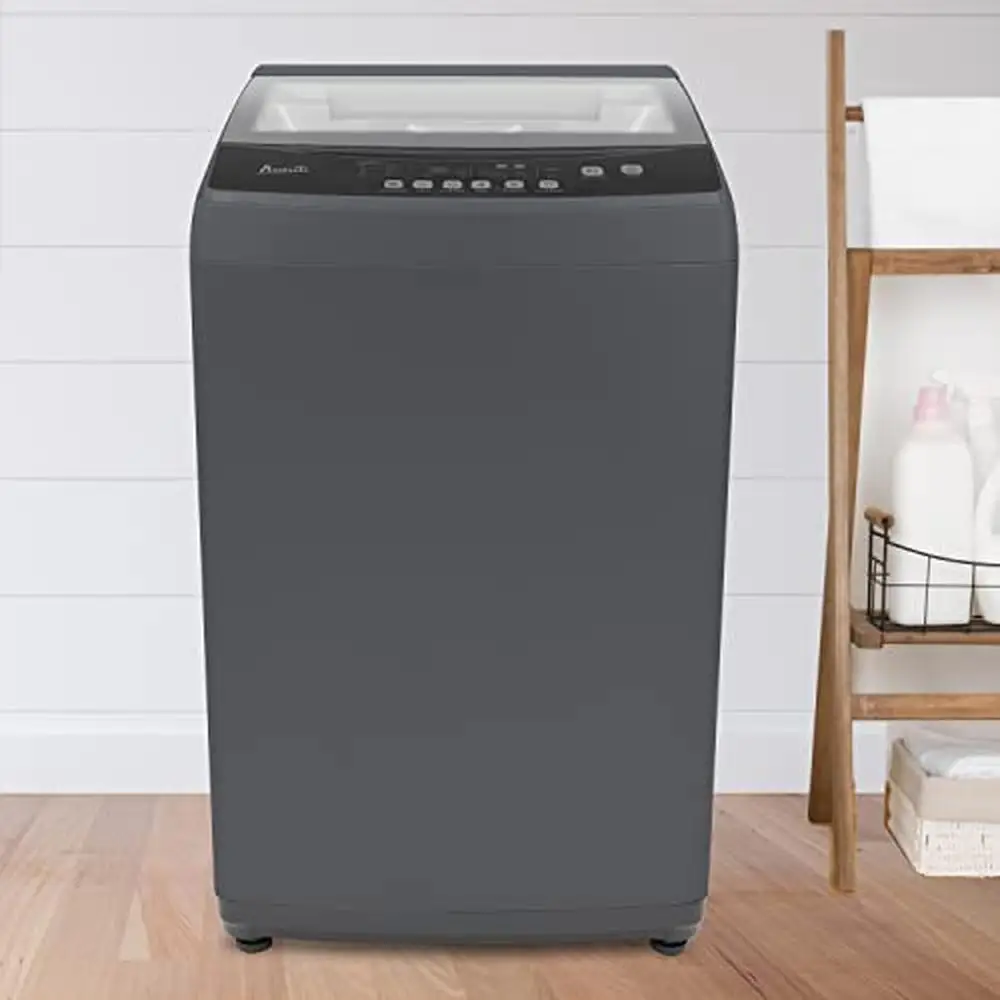 Portable Washing Machine 2.0 Cu. Ft. Capacity 6 Cycles Compact Apartments and Dorms Top Load Washer with Sink/Faucet Attachment