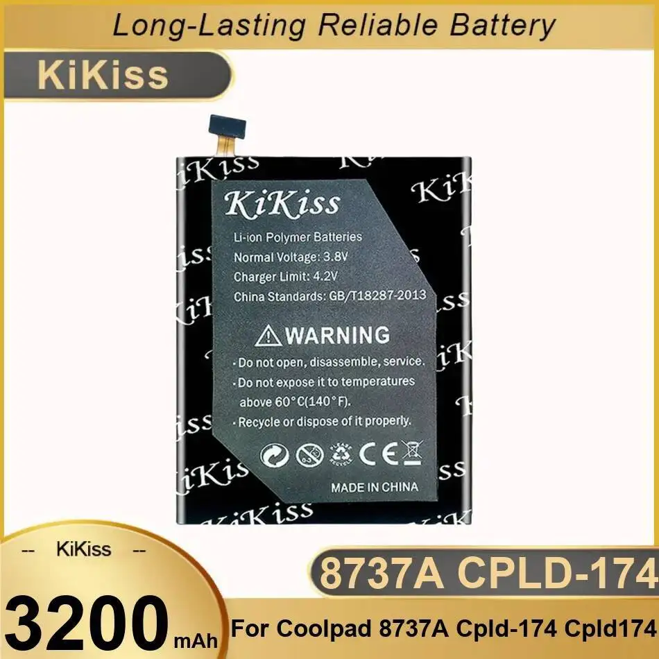 

3200Mah Mobile Phone Battery For Coolpad 8737A Cpld-174 Fast Charging Environmentally Friendly