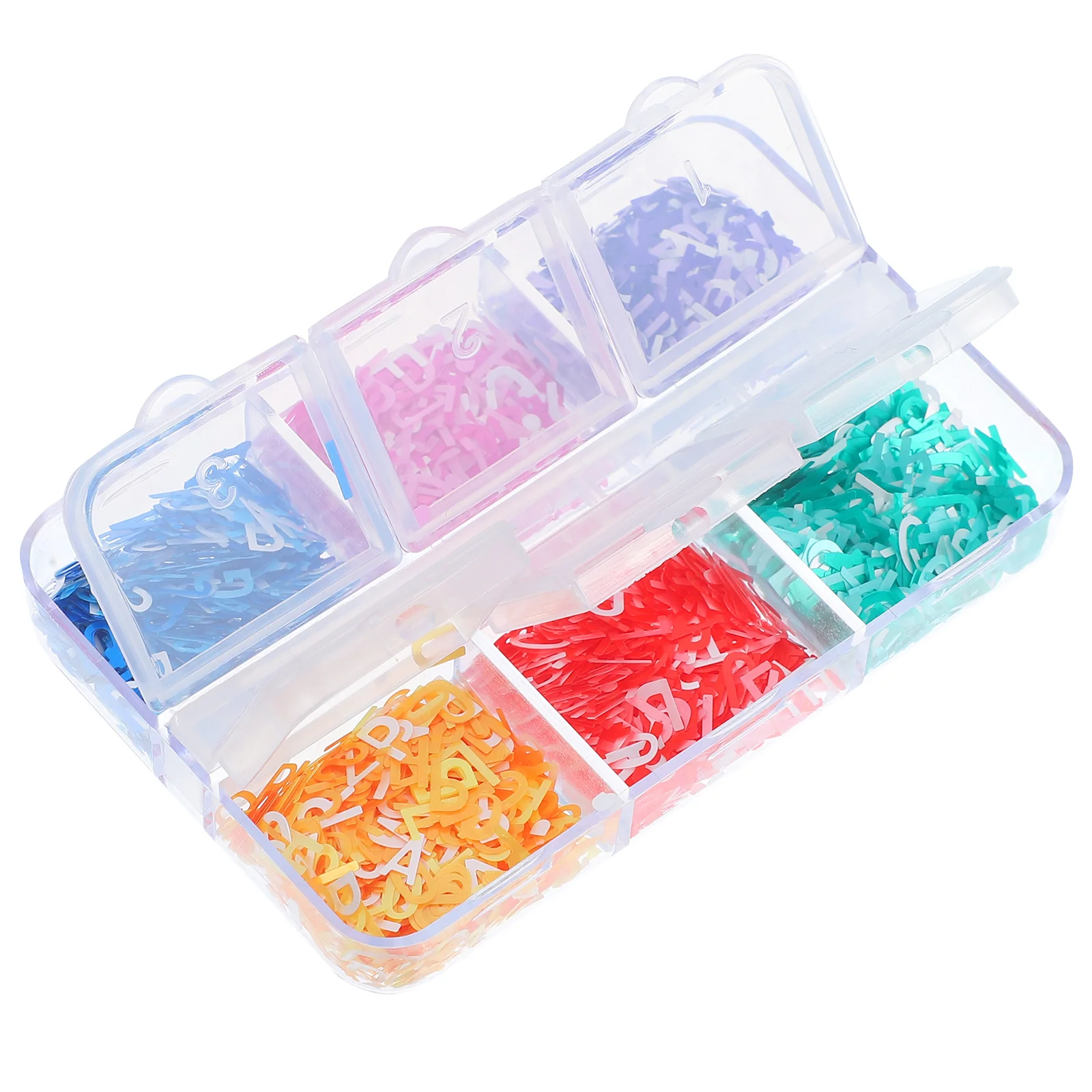 

1 Box Nail Art Letter Sequins Sparkly Alphabet Charms for Crafting Makeup Wedding Table Scatter Beauty Salon Use