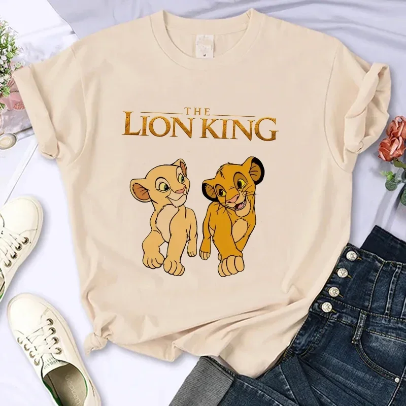 Funny Kawaii 90s The Lion King T-shirt Funny T Shirt Harajuku Hakuna Matata Tshirt Women Top Tees Female Clothes