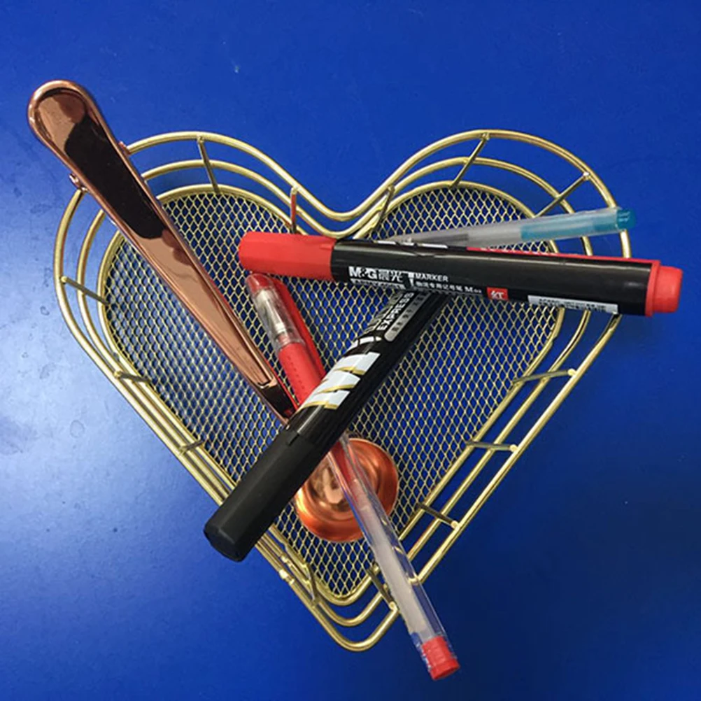 

Корзина для хранения ключей из кованого железа в форме сердца, корзина для хранения золотых закусок