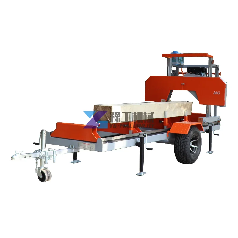 High Quality Factory Design Diesel Portable Sawmill Fixed Sawmill with CE Certification