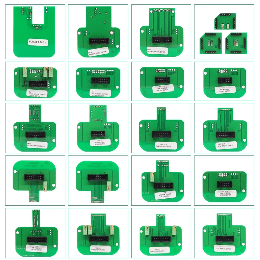 Latest OBD Full Set 22 PCS For KTAG/KESS Dimsport BDM Probe ECU Adapters Car ECU BDM Probe Fgtech BDM100 ECU Programming Tool