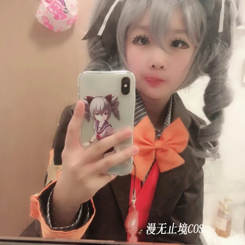ชุดคอสเพลย์ Honkai Impact 3 Bronya Zaych ปี 2025 ชุดสูทขาสั้นพร้อมวิกผม ชุดยูนิฟอร์มฮาโลวีนสำหรับผู้หญิงและเด็กผู้หญิง Ful