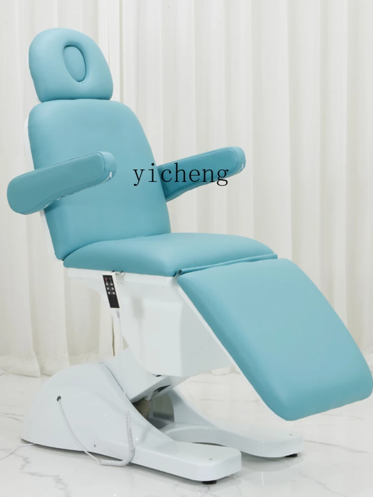 XL Electric Beauty Bed Tattoo Couch Micro Plastic Injection Bed Lifting and Foldable Tattoo Chair