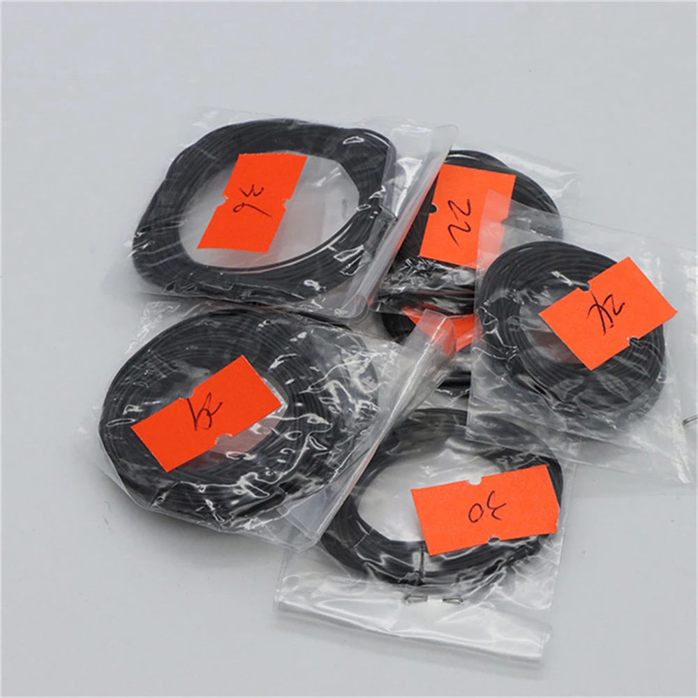 19mm-38mm Waterproof Rubber Ring 0.6mm Watch Back Cover Sealing Rings Seal Repair Part Watches Accessories