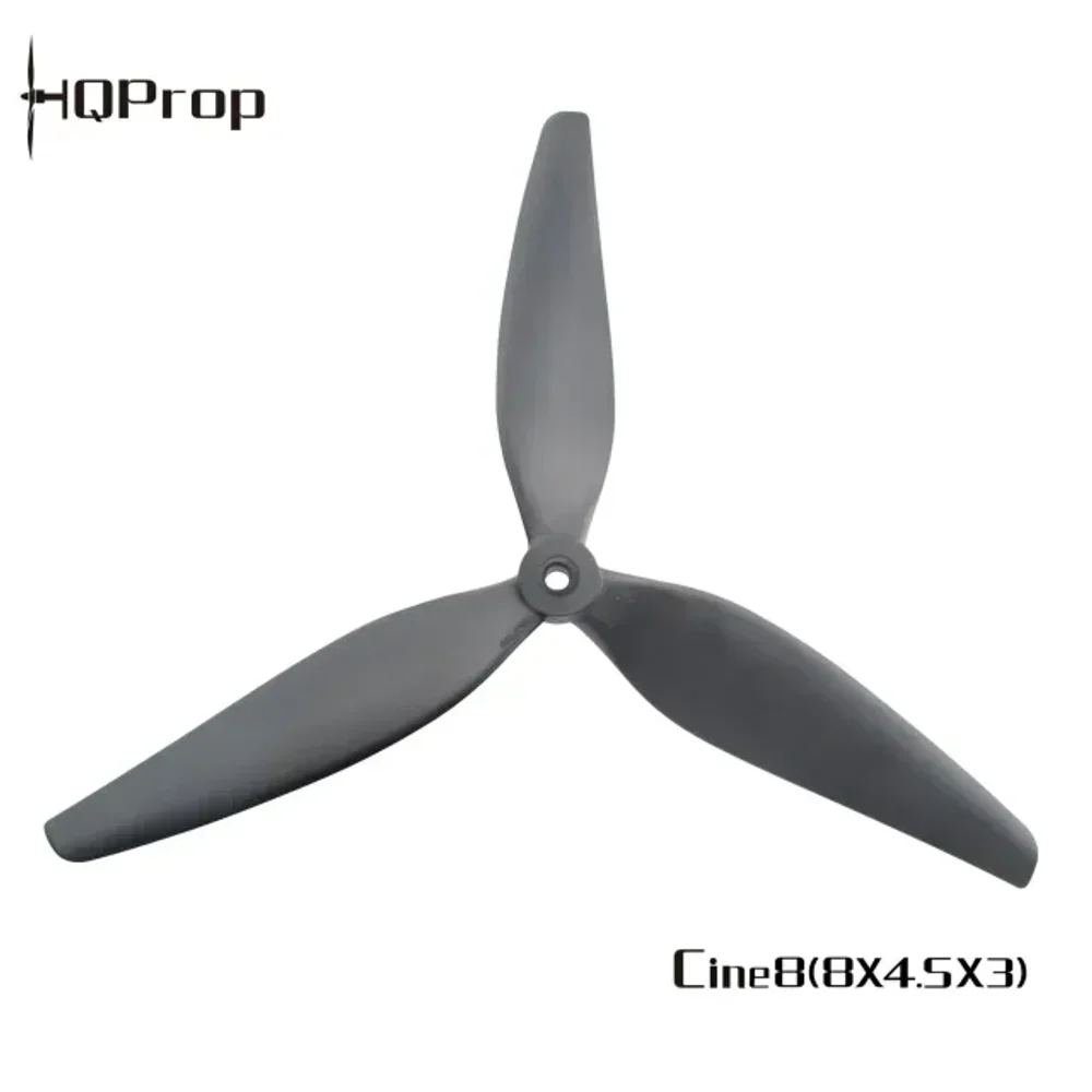 HQProp Cine8 8X4.5X3 CW CCW Black 8 inch Glass Fiber Reinforced Nylon propeller For FPV RC Racing Drone Spare Parts FPV