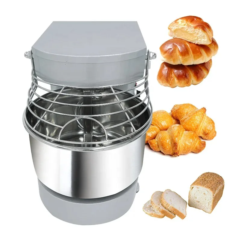 

High Standard Versatile And Powerful Bakery Flour Kneader Cake Bread Food Dough Spiral Mixer