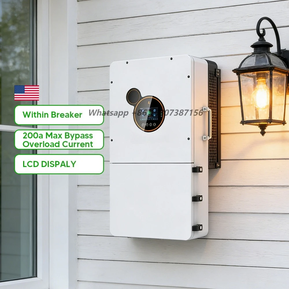 US STOCK SRNE SEI-8-12K-UPRO Hybrid off Grid Solar Inverter 60hz All-in-one Split Phase Hybrid Solar 8kw 6kw 10kw